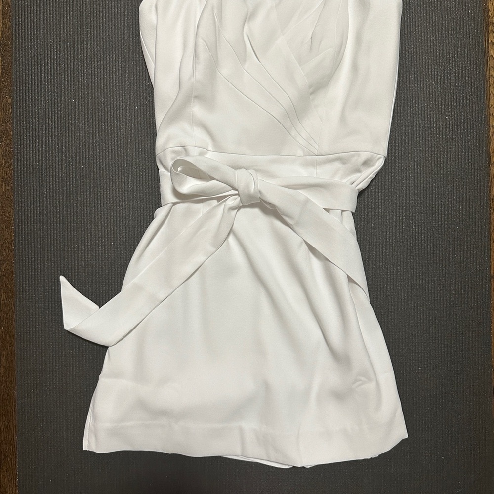 Strapless white Lilly Pulitzer dress
